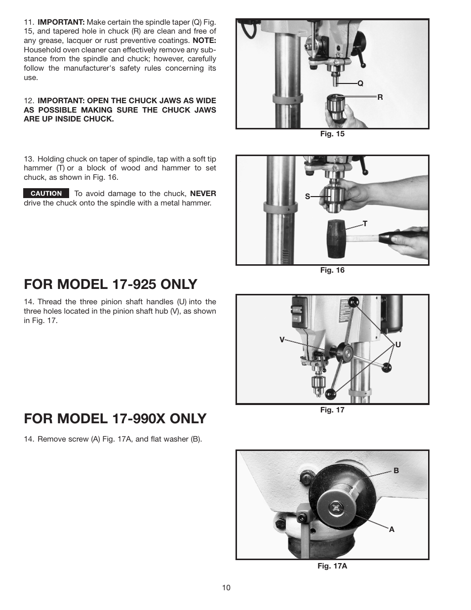 Porter-Cable 17-990X User Manual | Page 10 / 20