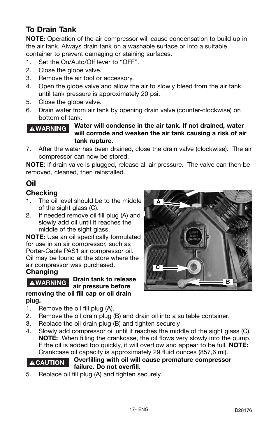 Porter-Cable C7510 User Manual | Page 17 / 28