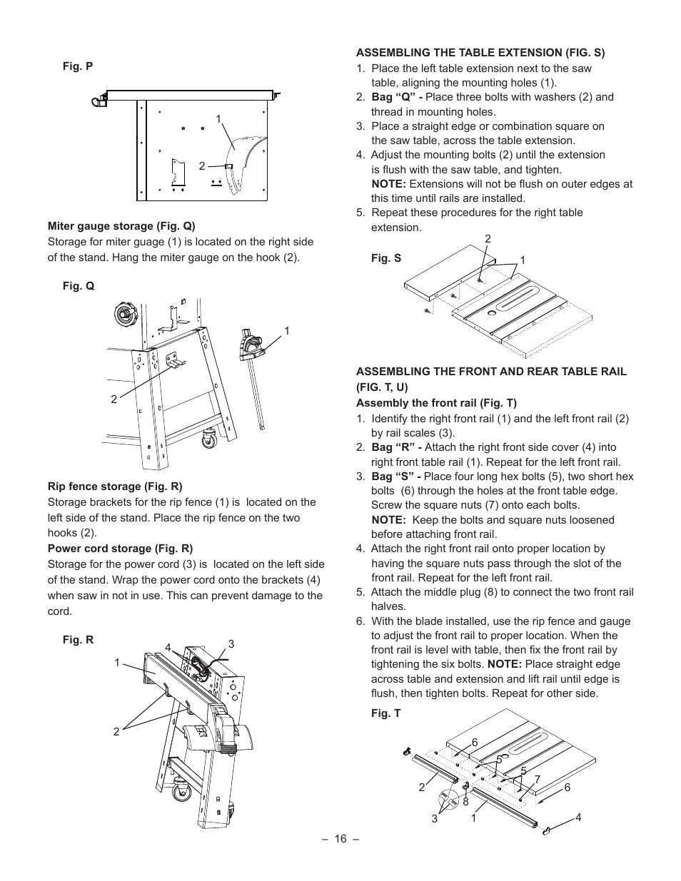 Porter-Cable PCB270TS User Manual | Page 16 / 38