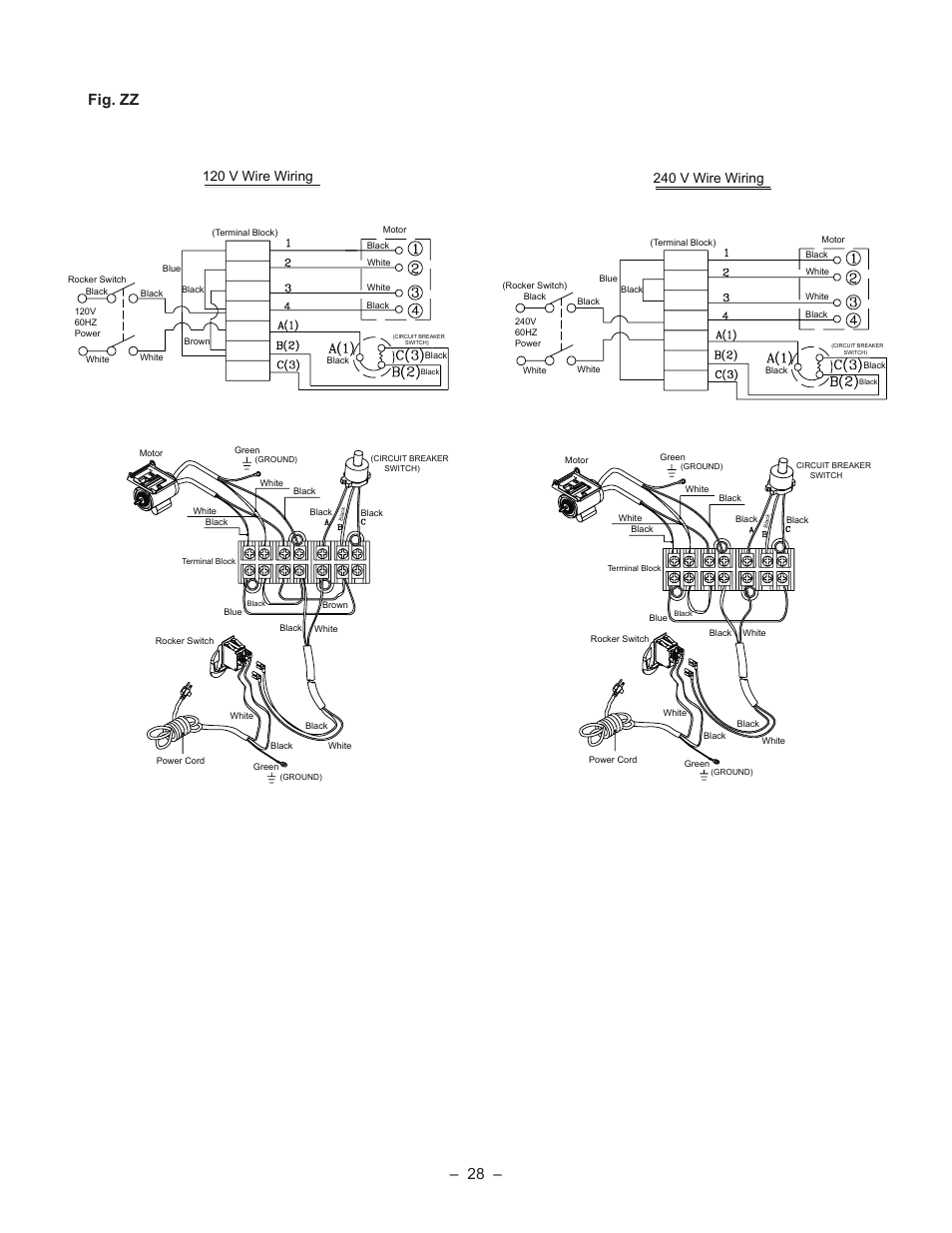 28 – fig. zz | Porter-Cable PCB270TS User Manual | Page 28 / 38