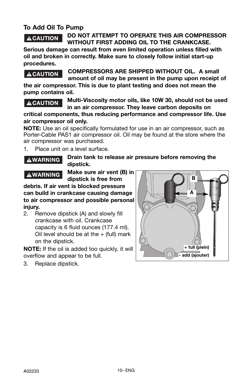 Porter-Cable C2550 User Manual | Page 10 / 26