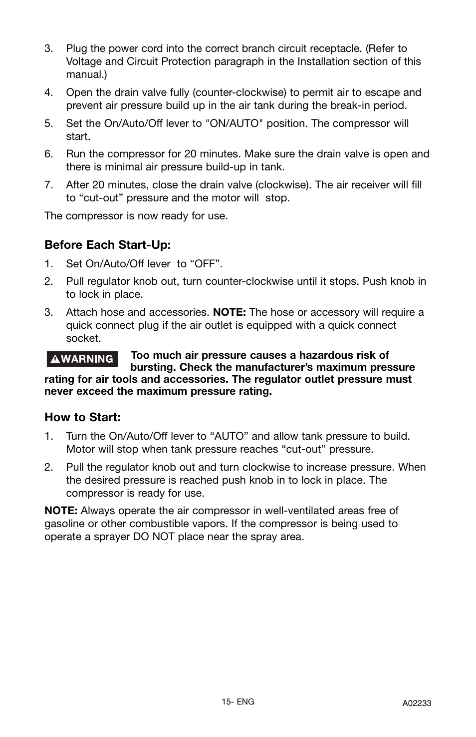 Porter-Cable C2550 User Manual | Page 15 / 26