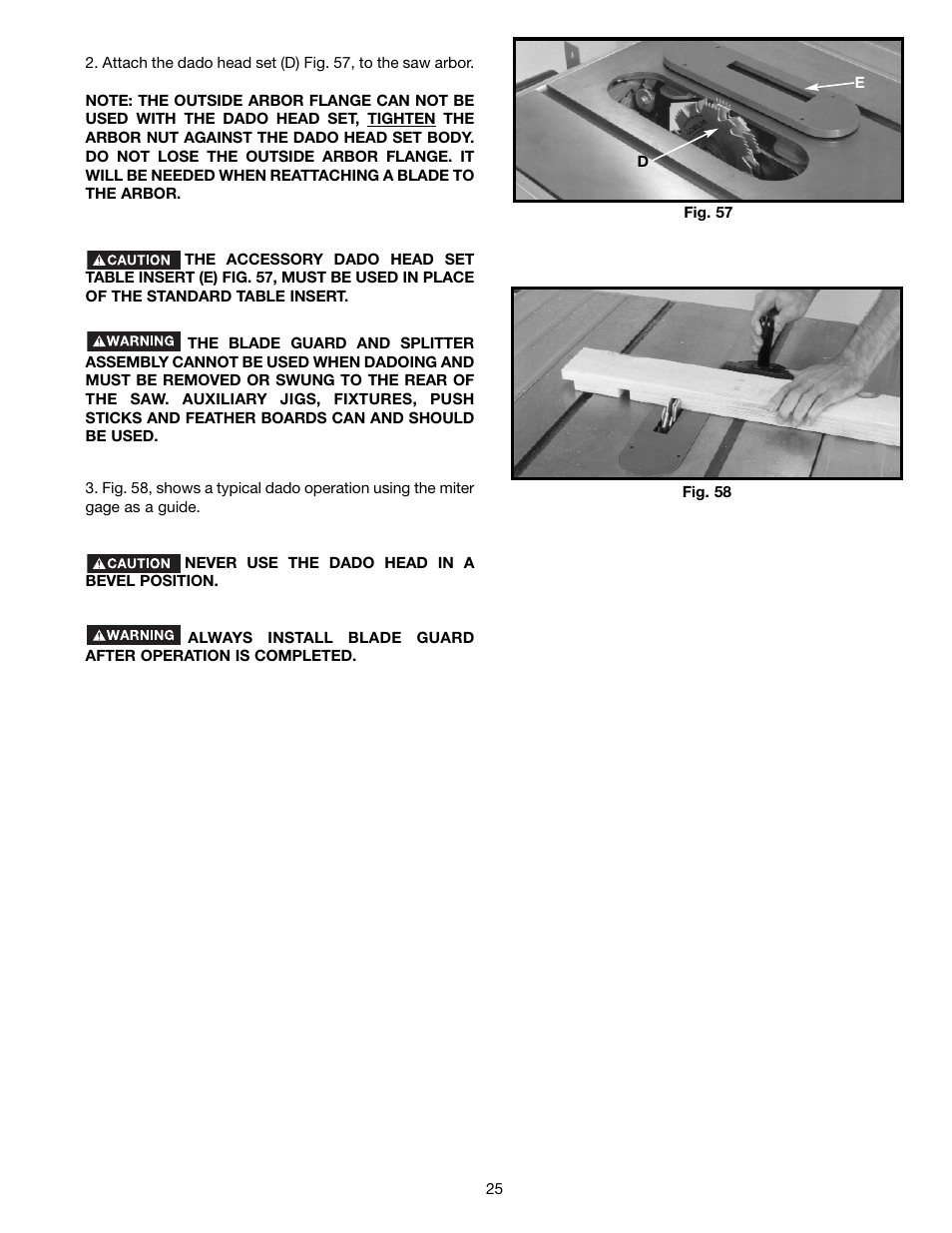 Porter-Cable (Model TS220LS) User Manual | Page 25 / 29