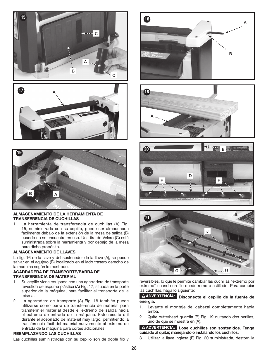 Porter-Cable PC305TP User Manual | Page 28 / 36