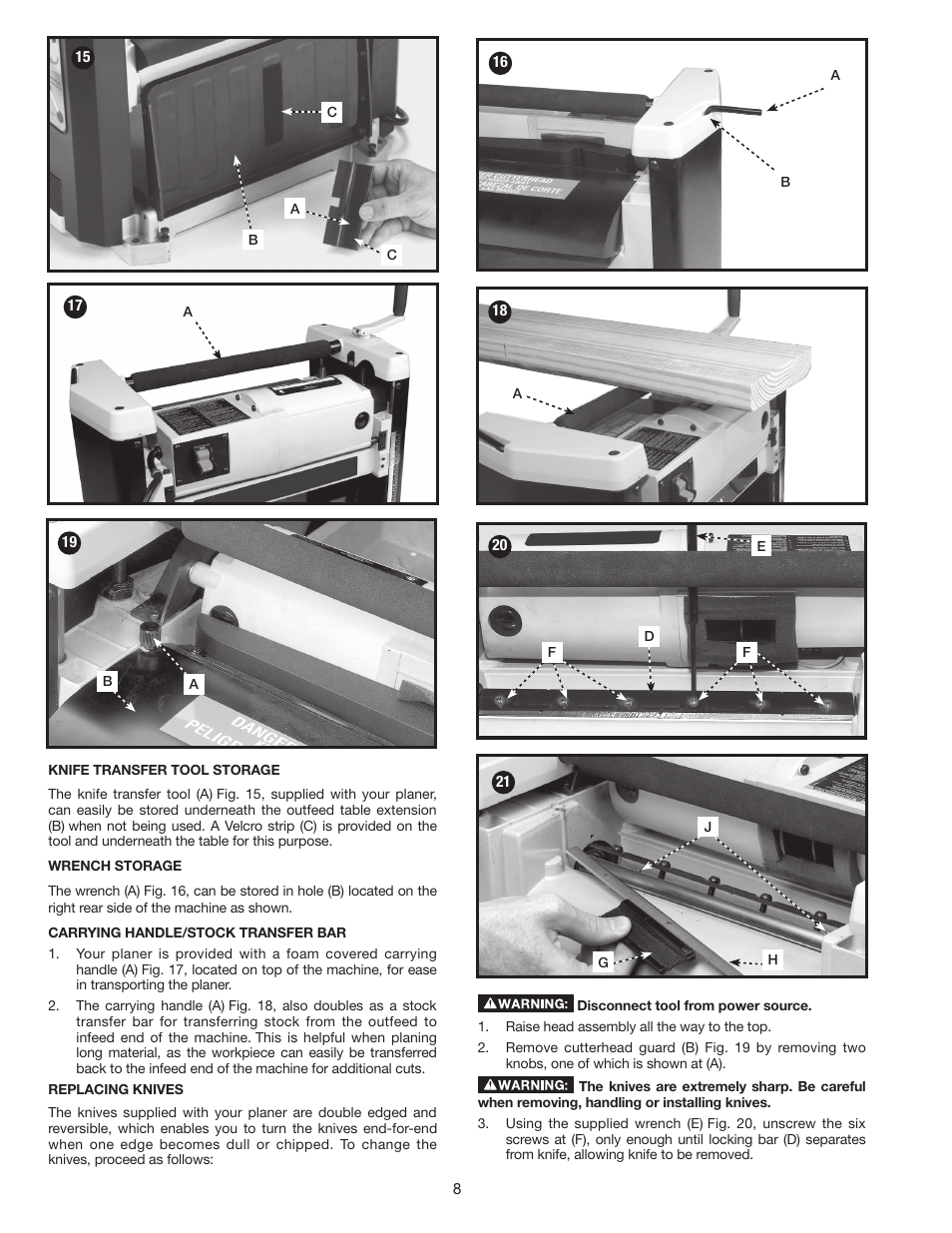 Porter-Cable PC305TP User Manual | Page 8 / 36