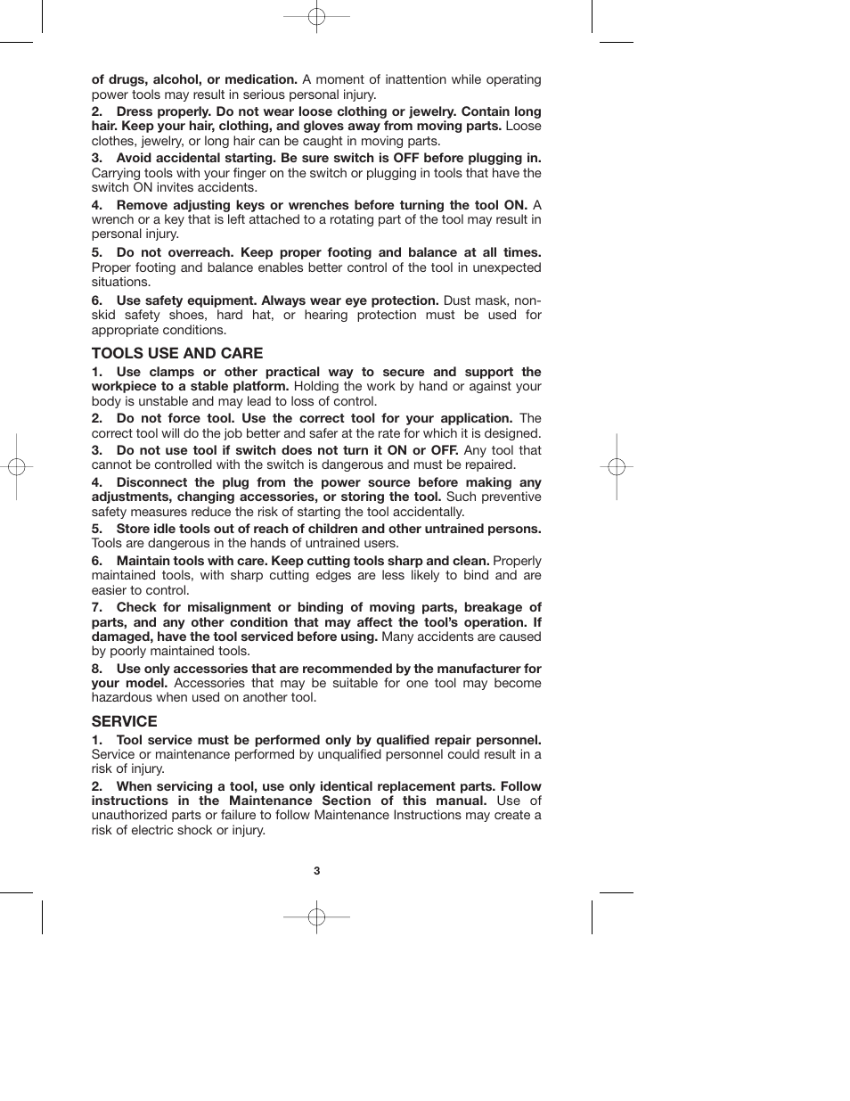 Porter-Cable 743 User Manual | Page 3 / 17