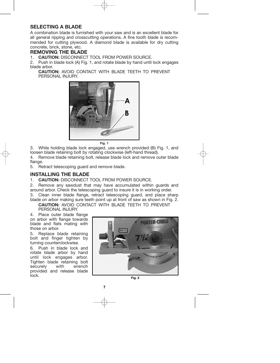 Porter-Cable 743 User Manual | Page 7 / 17
