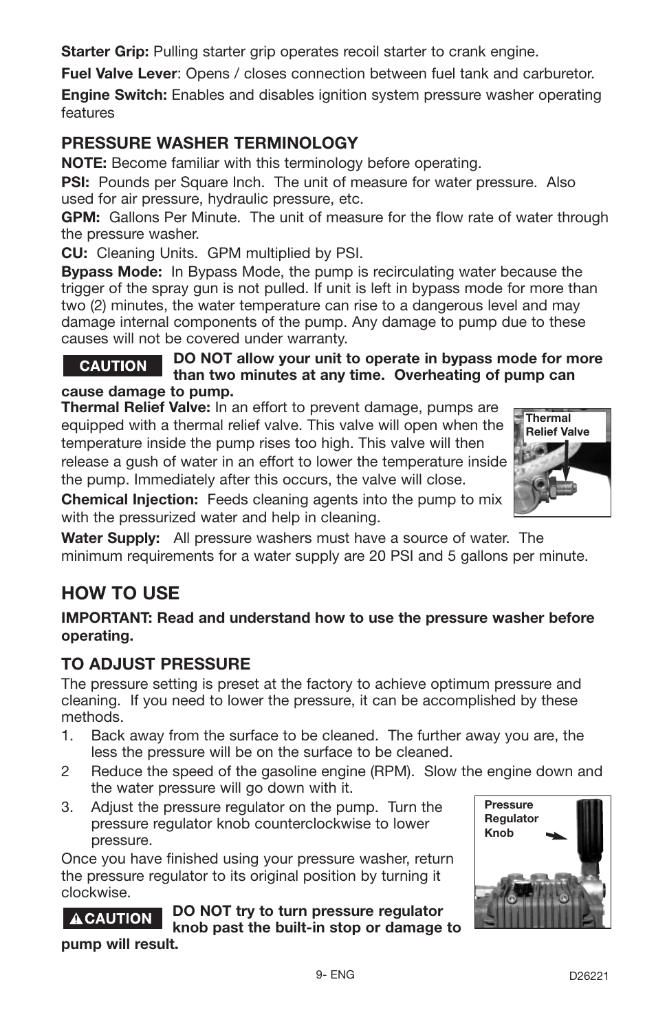 How to use | Porter-Cable D26221-025-1 User Manual | Page 9 / 20