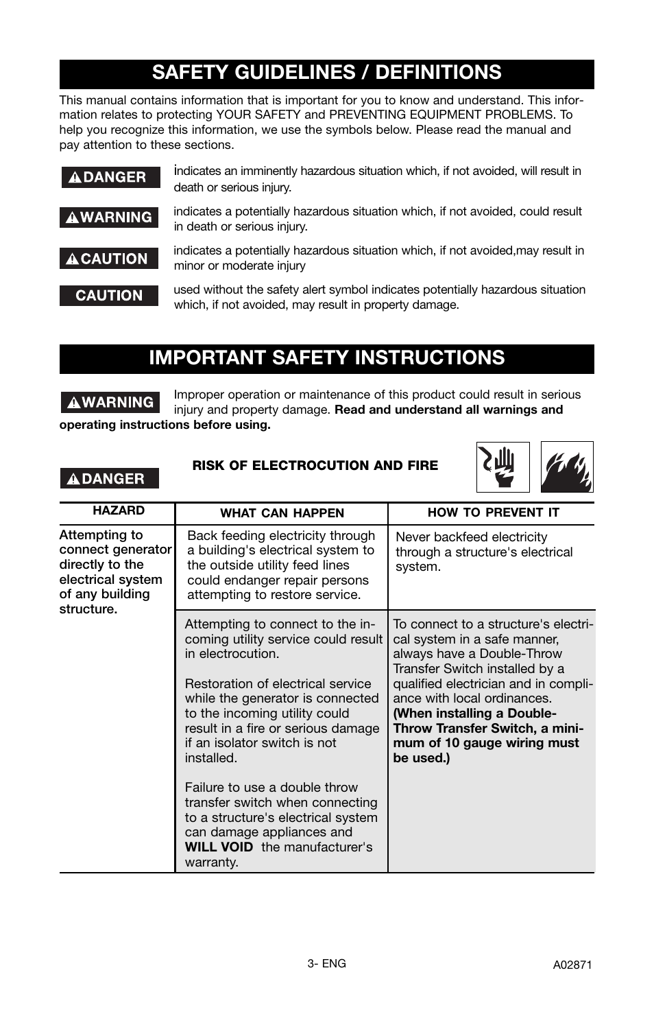 Porter-Cable A02871-043-0 User Manual | Page 3 / 24