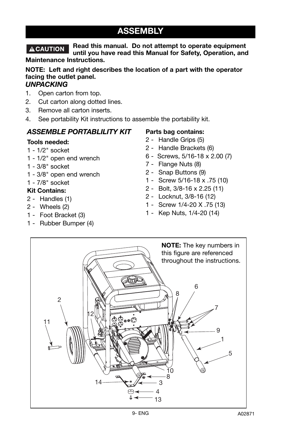 Assembly | Porter-Cable A02871-043-0 User Manual | Page 9 / 24