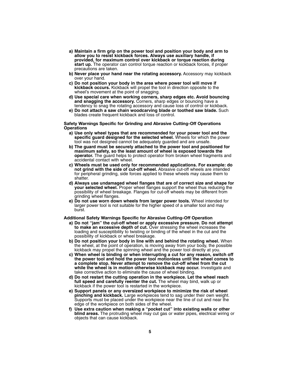 Porter-Cable PC1800AG User Manual | Page 5 / 72