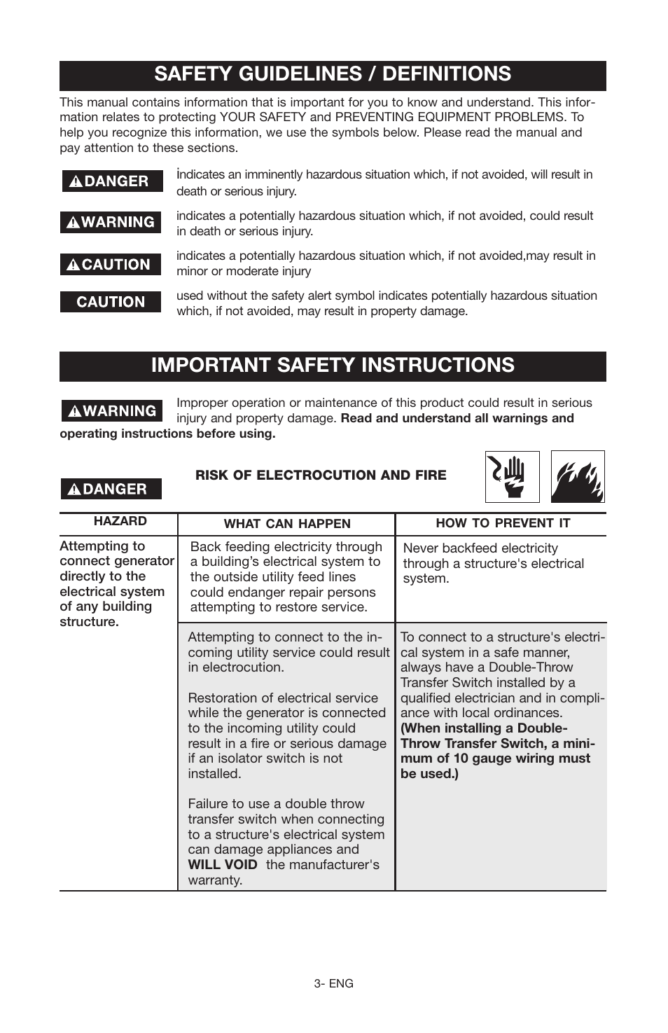 Porter-Cable H650IS-W User Manual | Page 3 / 24