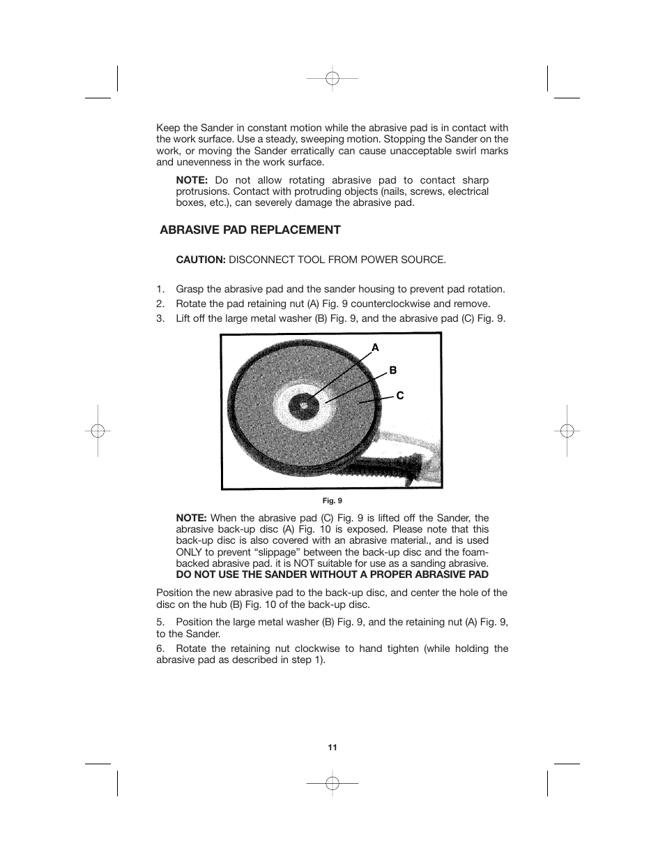 Porter-Cable 7800 User Manual | Page 11 / 15