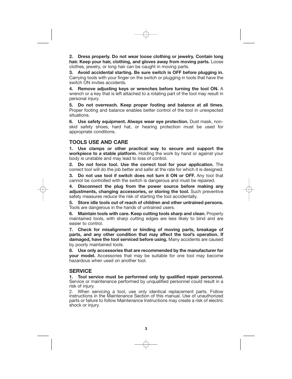 Porter-Cable 7800 User Manual | Page 3 / 15