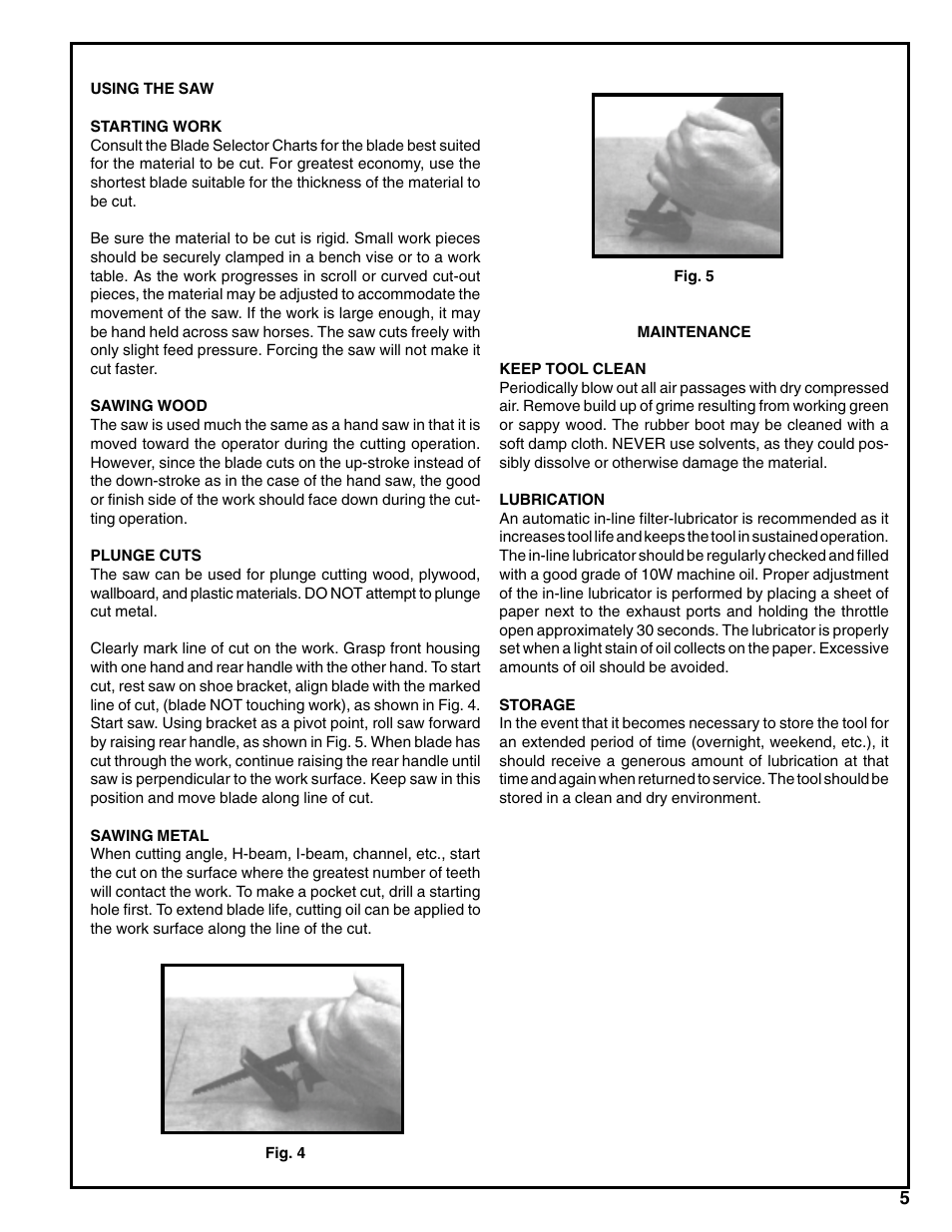 Porter-Cable 136 User Manual | Page 5 / 12