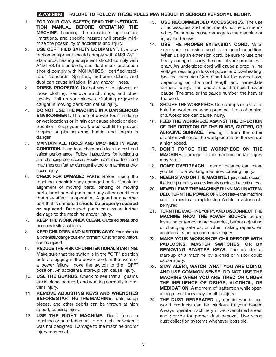 Porter-Cable 28-306 User Manual | Page 3 / 20