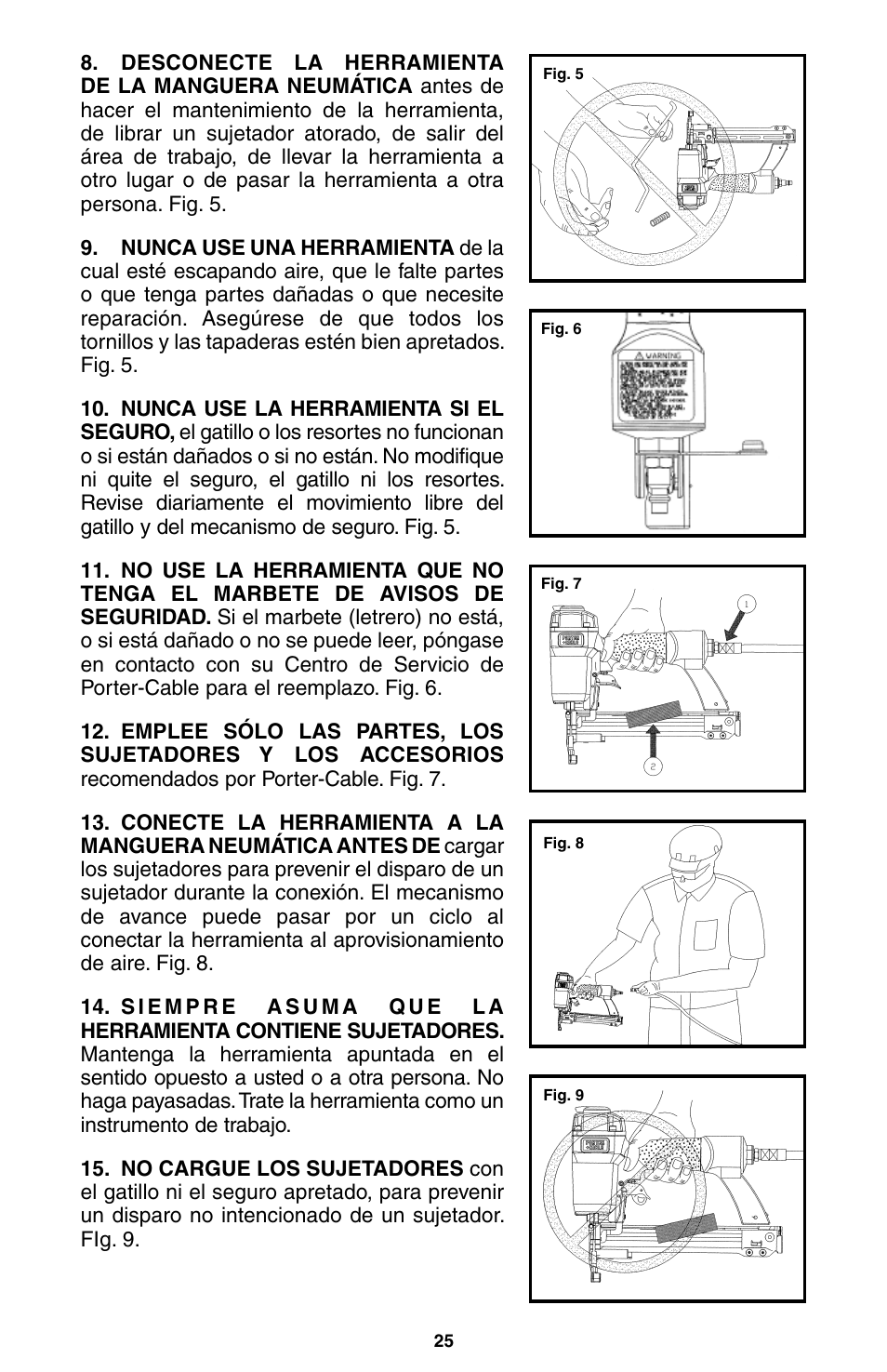 Porter-Cable NS100A User Manual | Page 26 / 37