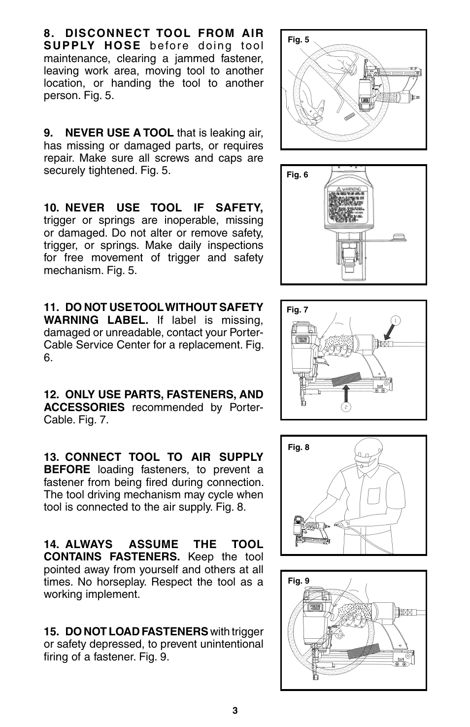 Porter-Cable NS100A User Manual | Page 4 / 37