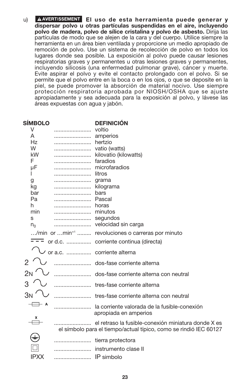 Porter-Cable 440 User Manual | Page 23 / 48