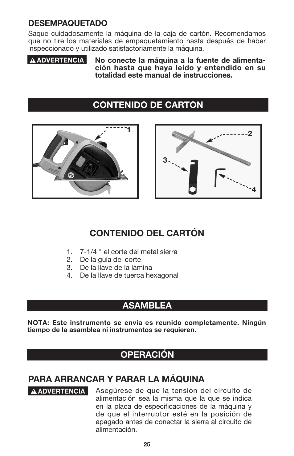 Porter-Cable 440 User Manual | Page 25 / 48