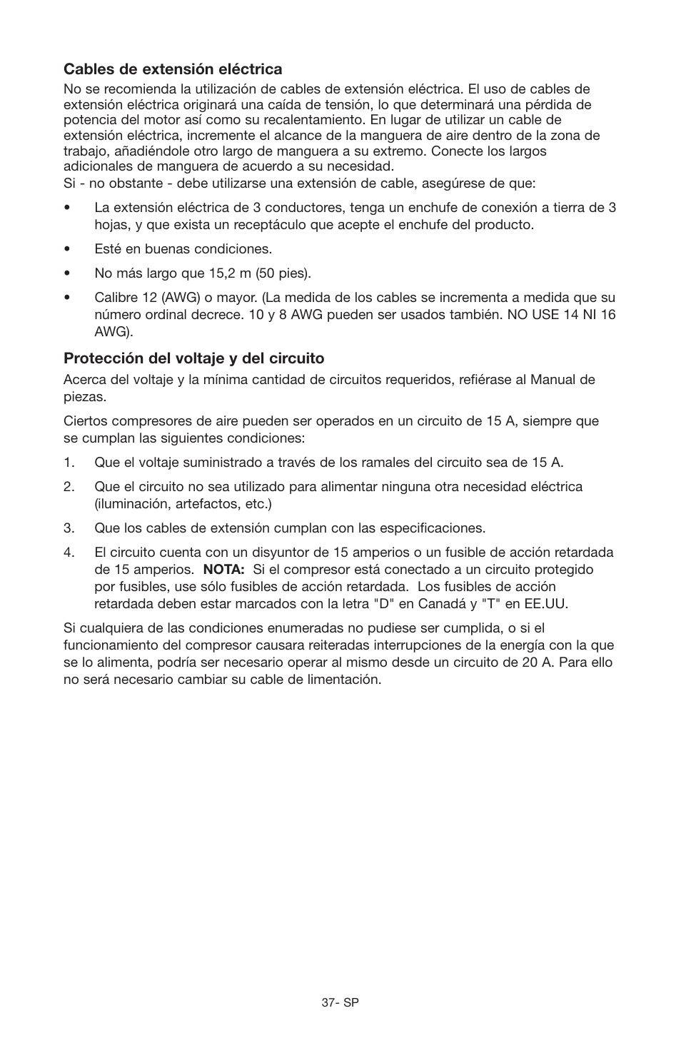 Porter-Cable JOB BOSS C3555 User Manual | Page 37 / 78