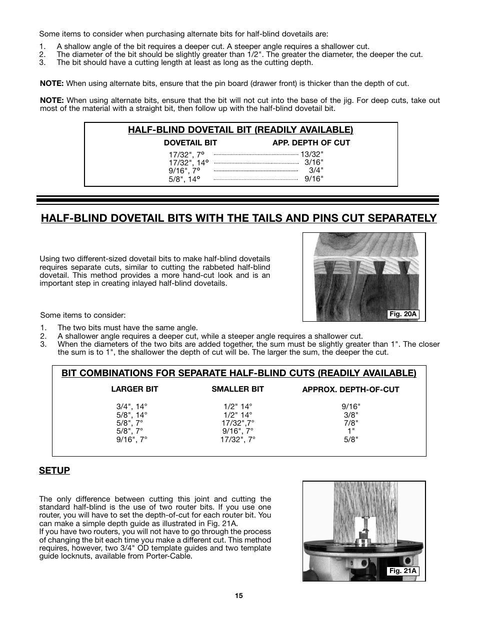 Porter-Cable 4212 User Manual | Page 15 / 44