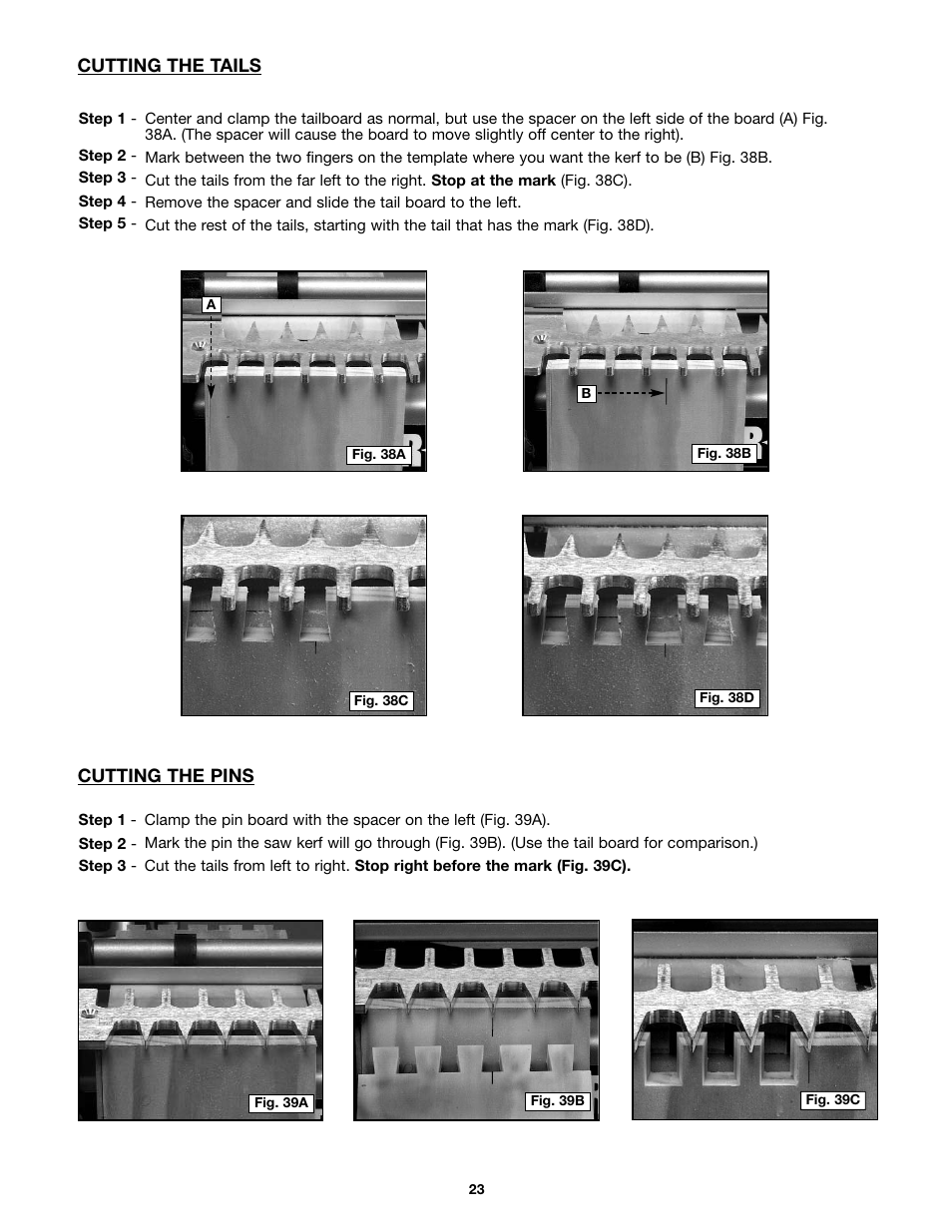 Porter-Cable 4212 User Manual | Page 23 / 44