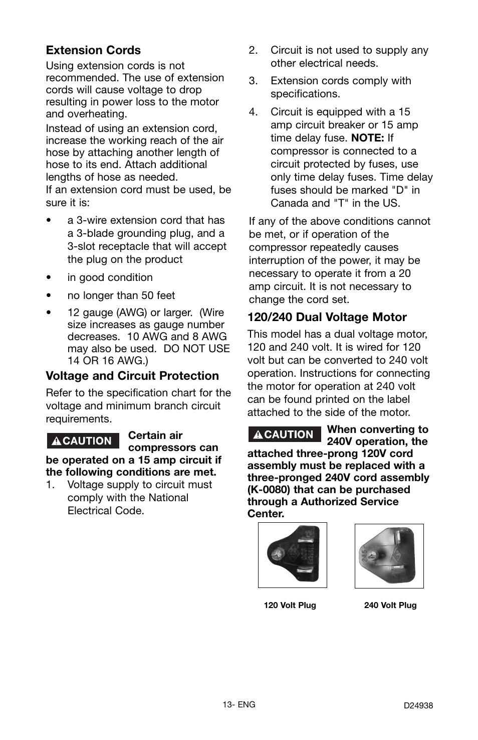 Porter-Cable D24938-044-2 User Manual | Page 13 / 28