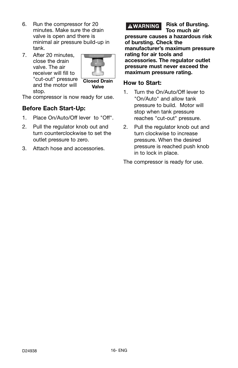 Porter-Cable D24938-044-2 User Manual | Page 16 / 28