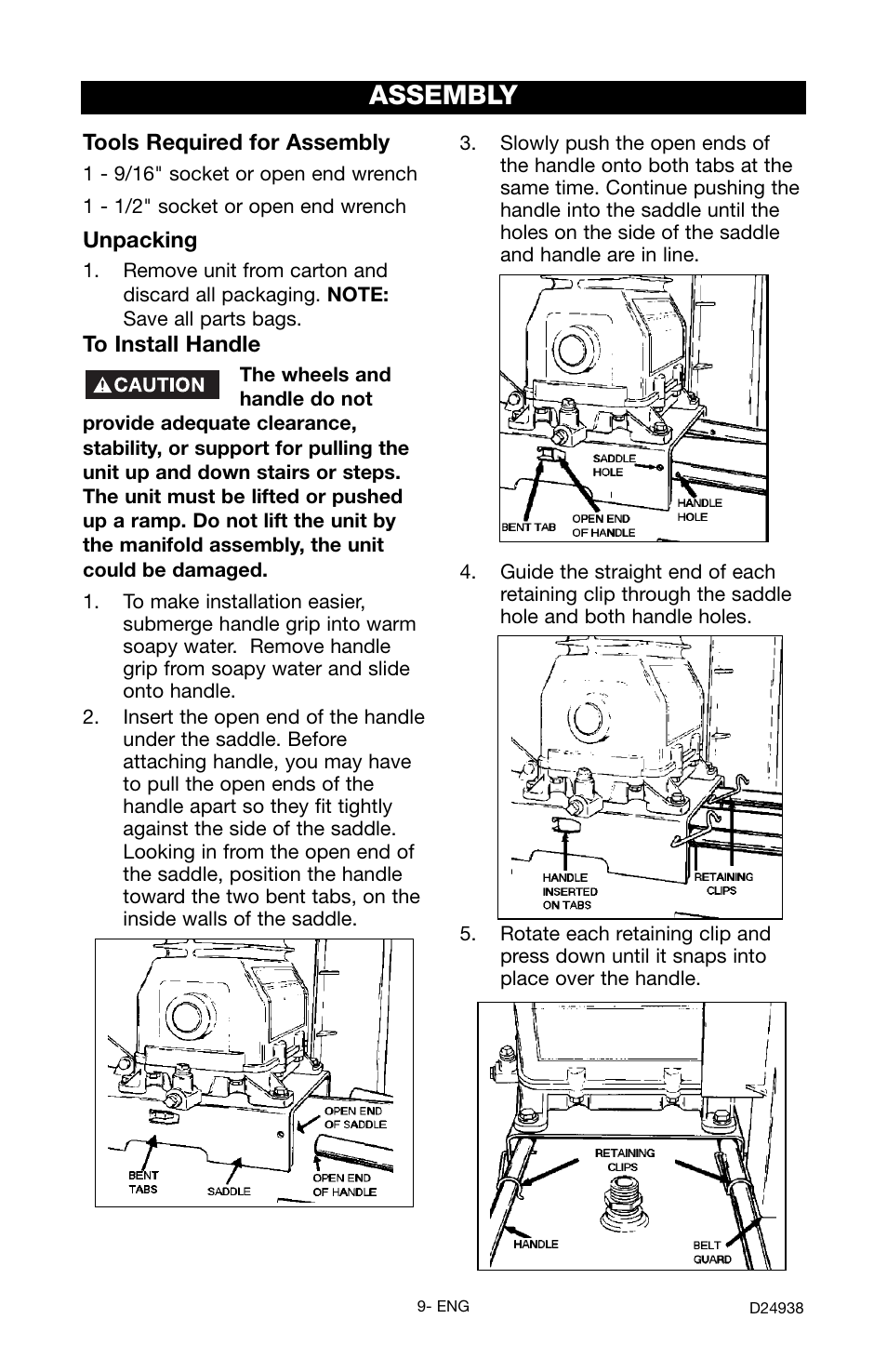 Assembly | Porter-Cable D24938-044-2 User Manual | Page 9 / 28