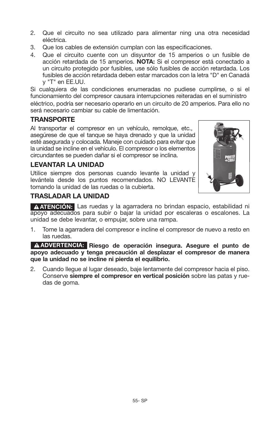 Porter-Cable C6110 User Manual | Page 55 / 72