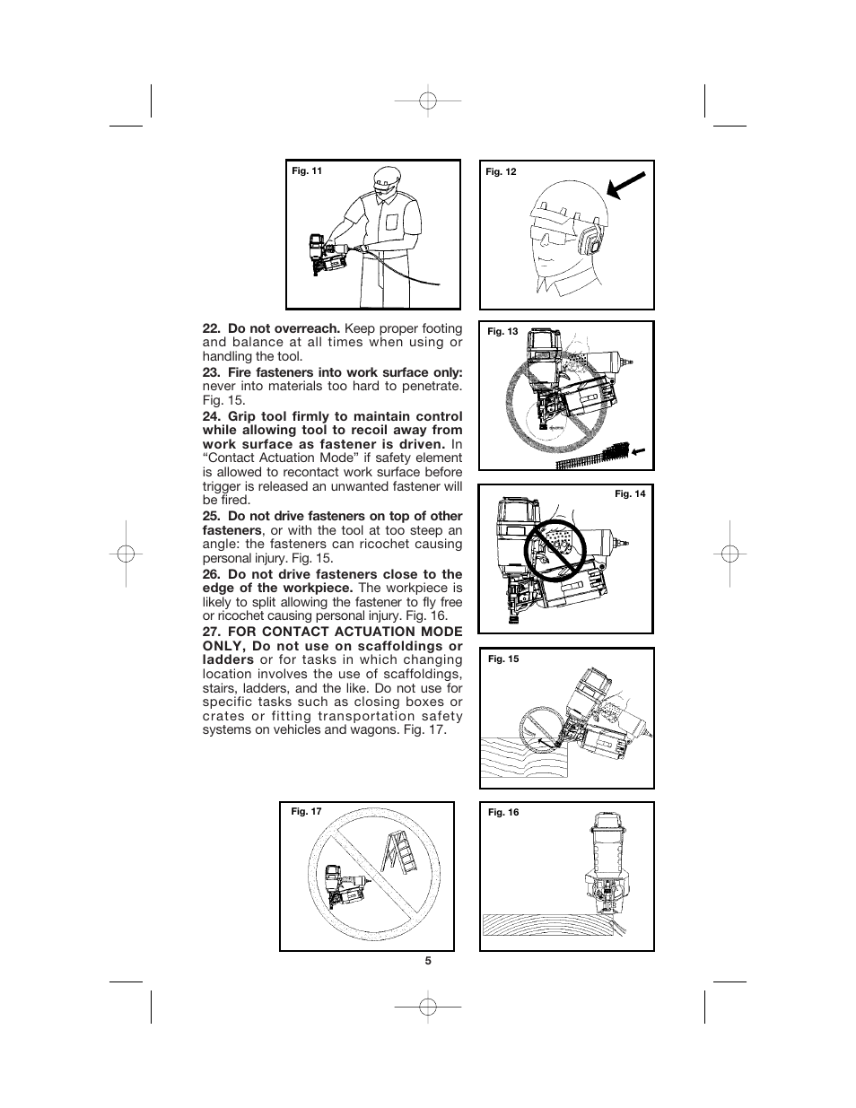 Porter-Cable RN175 User Manual | Page 5 / 13