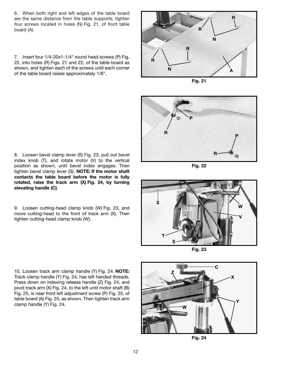 Porter-Cable RS830 User Manual | Page 12 / 30