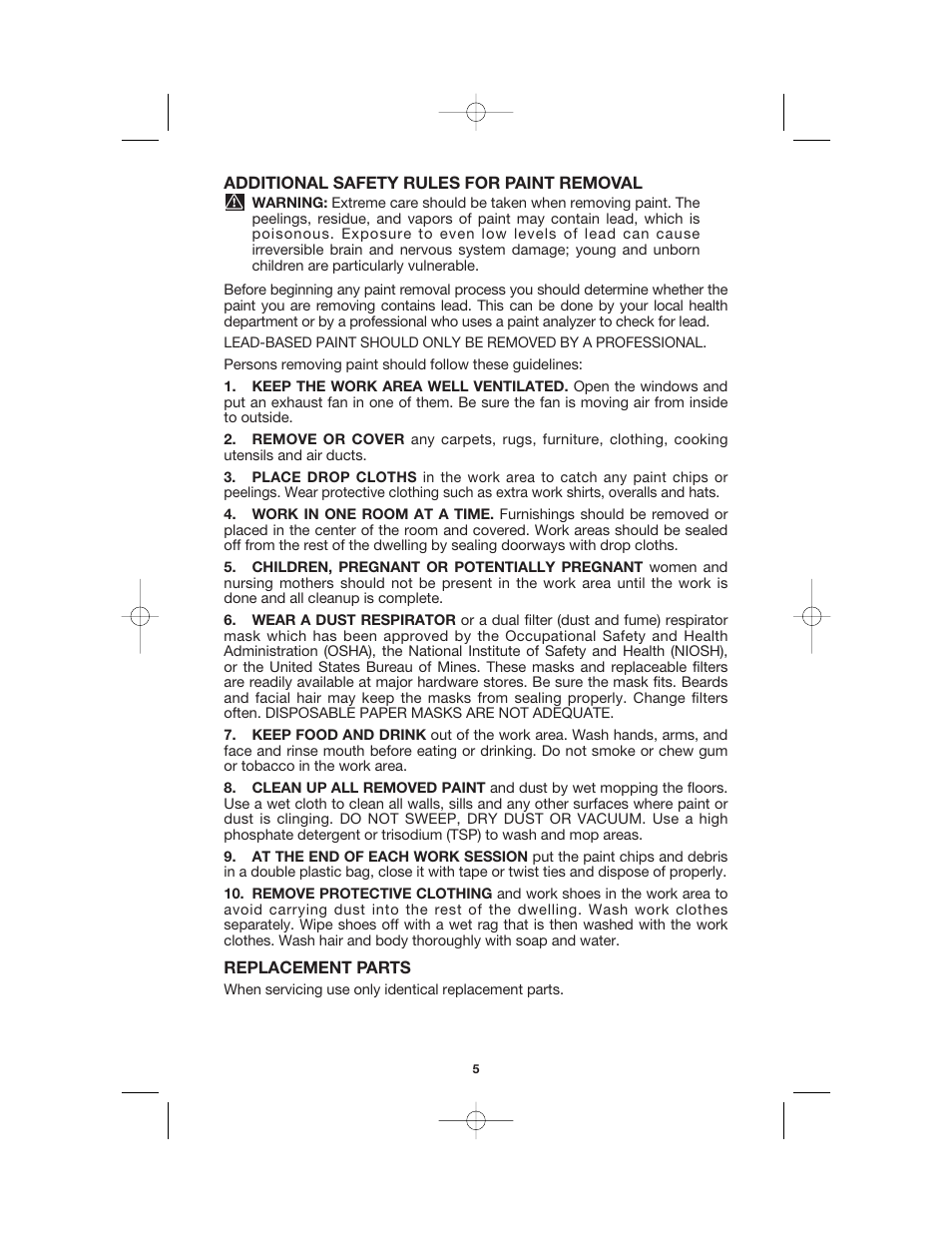 Porter-Cable 360 User Manual | Page 5 / 15