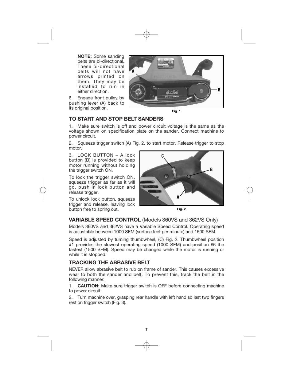 Porter-Cable 360 User Manual | Page 7 / 15