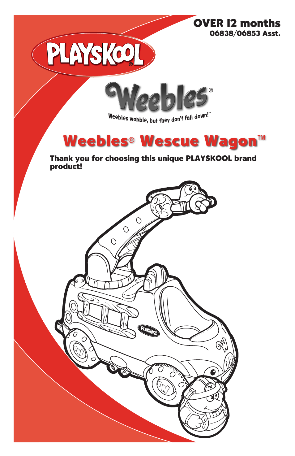 Playskool Weebles 6350080000 User Manual | 4 pages