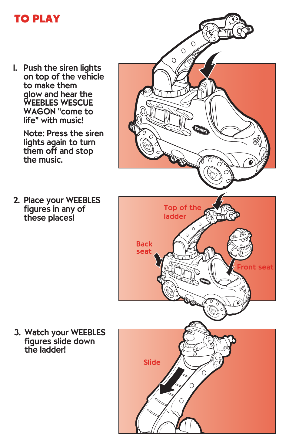 Playskool Weebles 6350080000 User Manual | Page 2 / 4