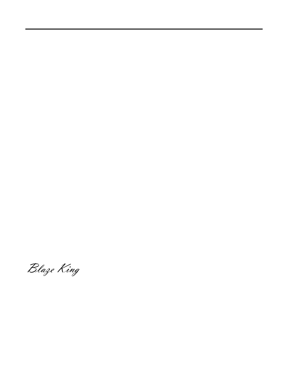 Blaze king | Princess PI 1010A User Manual | Page 3 / 33