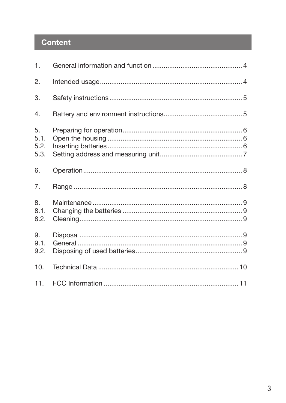 P3 International P3 E9310 User Manual | Page 3 / 12