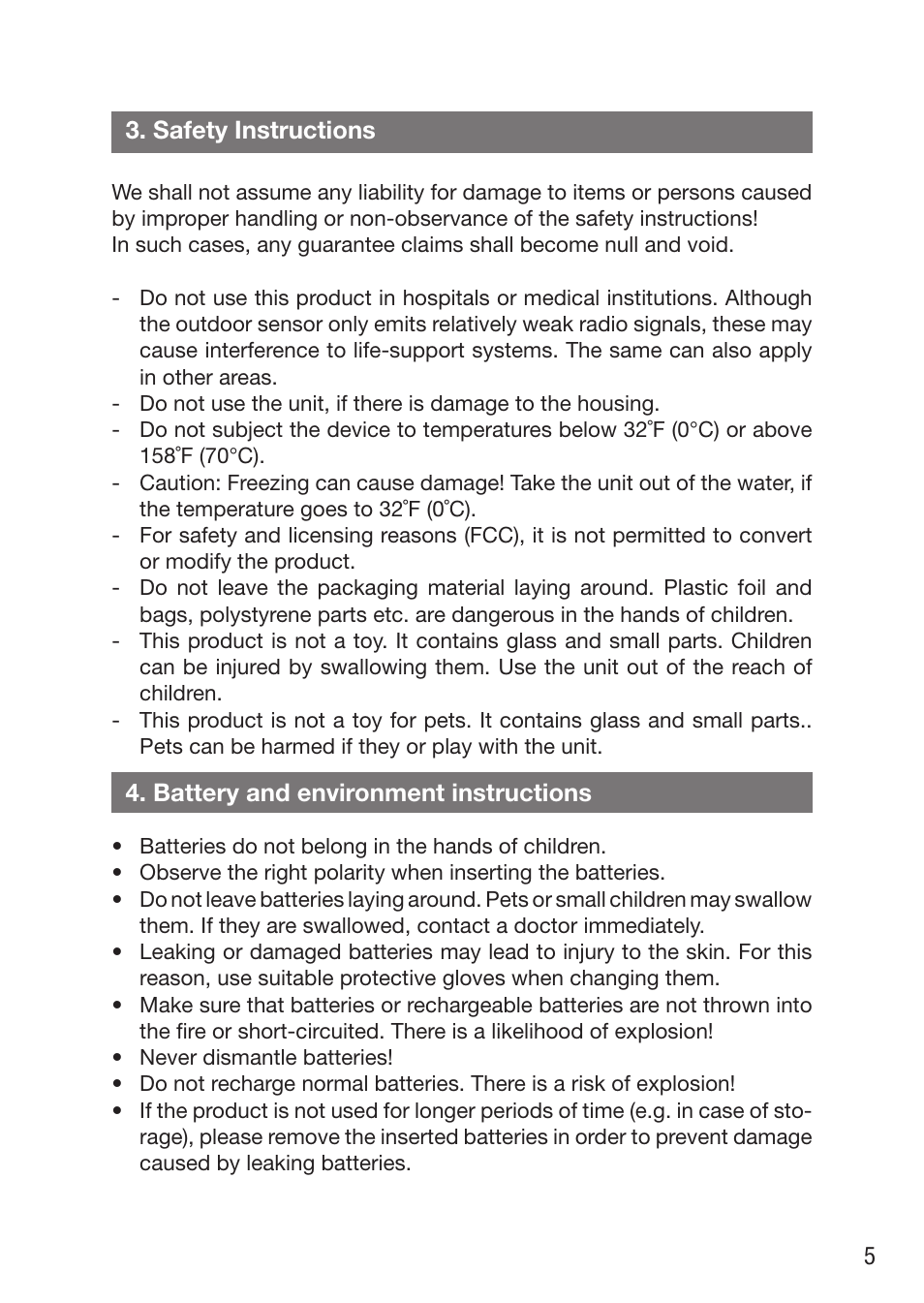 P3 International P3 E9310 User Manual | Page 5 / 12