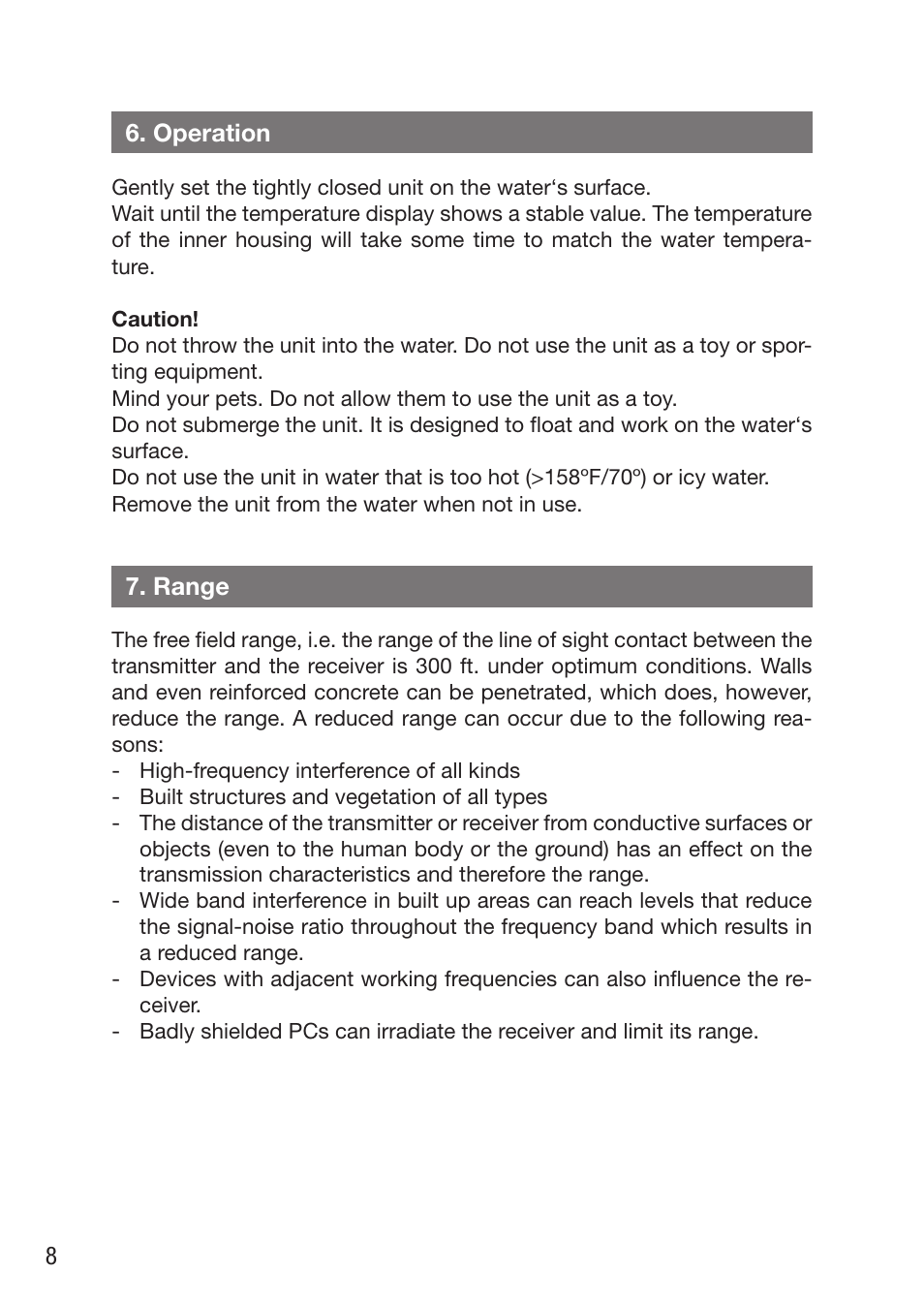 P3 International P3 E9310 User Manual | Page 8 / 12