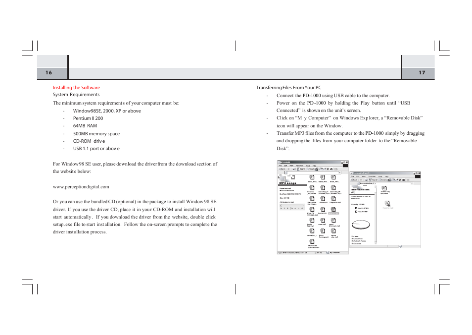 Perception Digital PD-1000 User Manual | Page 9 / 21