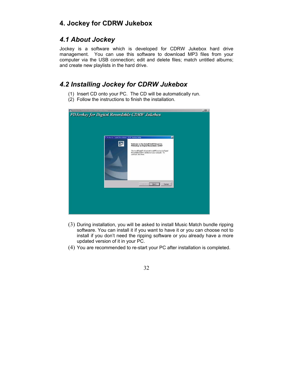 Perception Digital JUKEBOX PD - 450 - 01 User Manual | Page 32 / 42