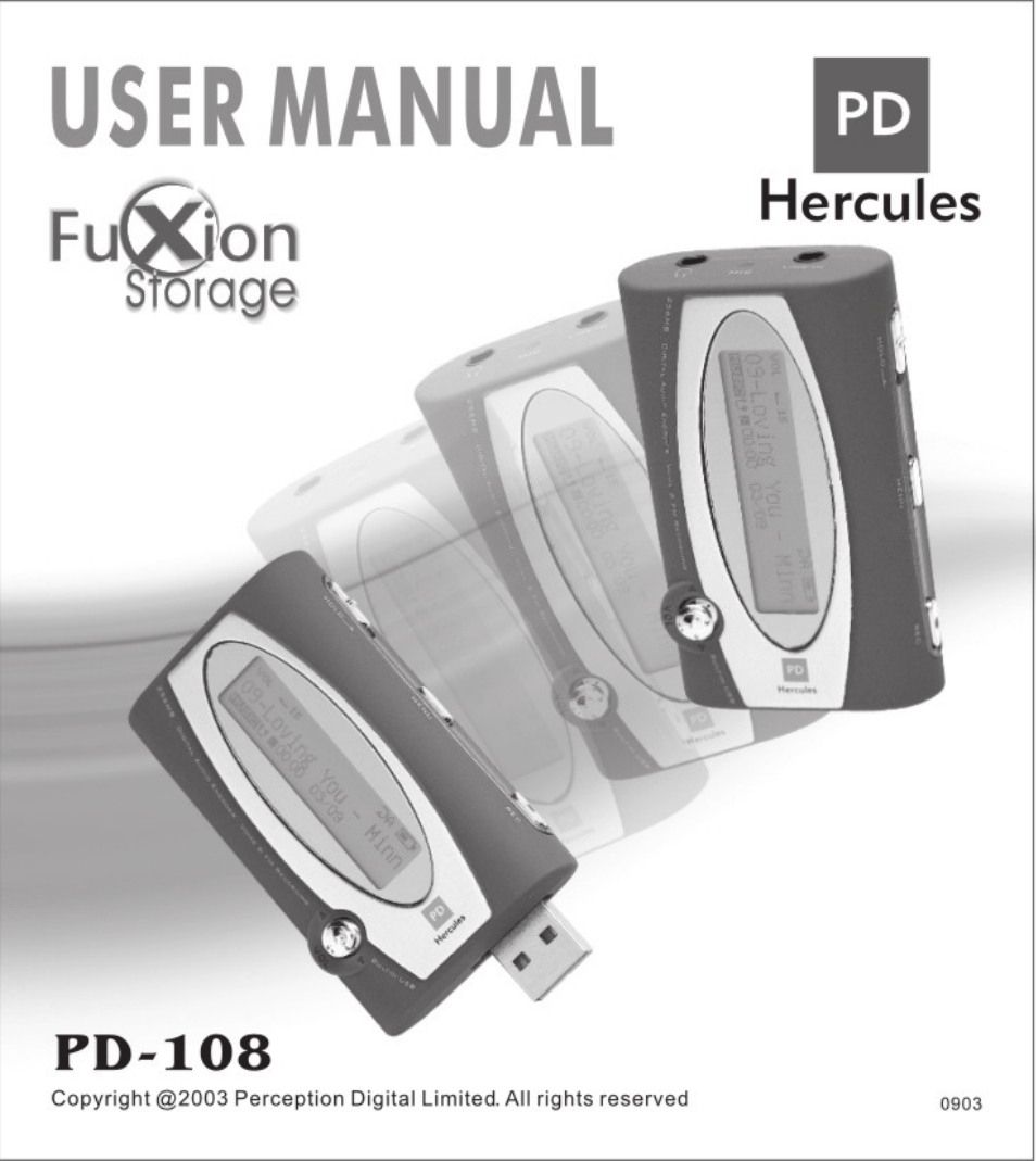 Perception Digital PD-108 User Manual | 35 pages