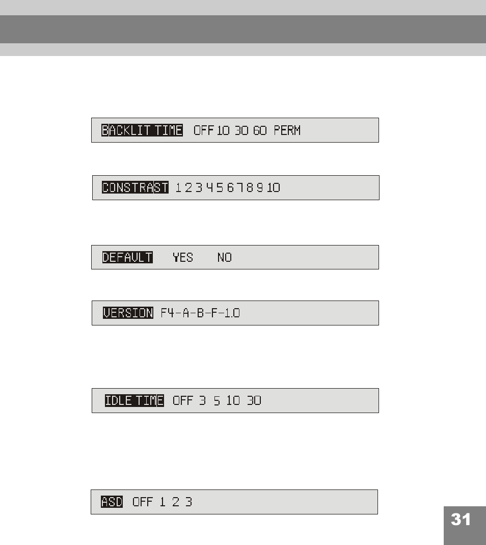 System settings | Perception Digital PD-108 User Manual | Page 32 / 35