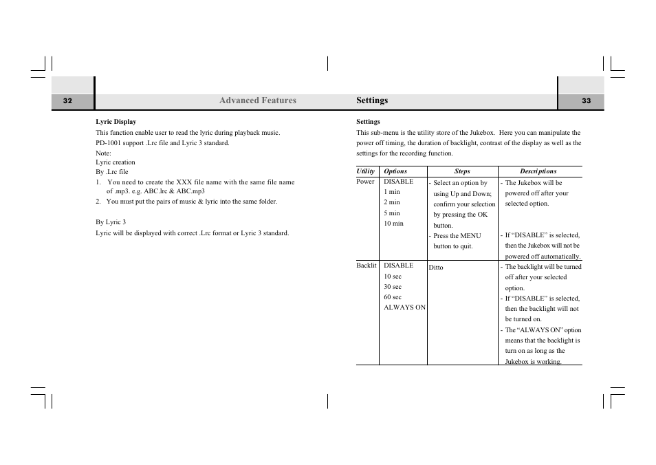 Perception Digital PD-1001 User Manual | Page 18 / 20