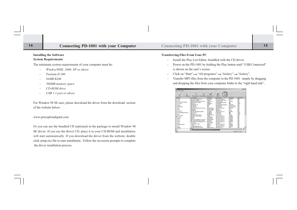 Perception Digital PD-1001 User Manual | Page 9 / 20