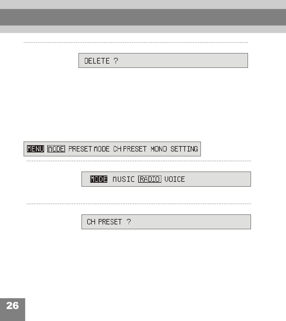 Menu settings | Perception Digital PD-200 User Manual | Page 27 / 35