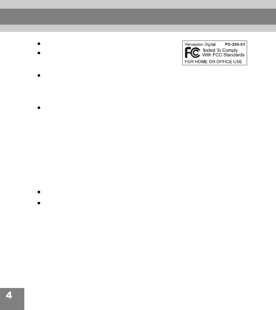 Introduction | Perception Digital PD-200 User Manual | Page 5 / 35