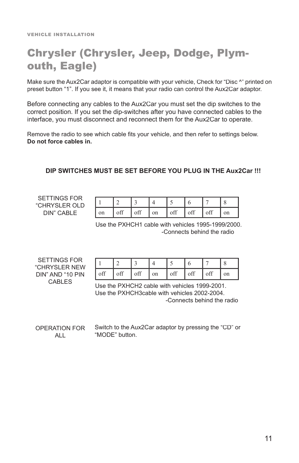 Peripheral Electronics Aux2Car User Manual | Page 13 / 24